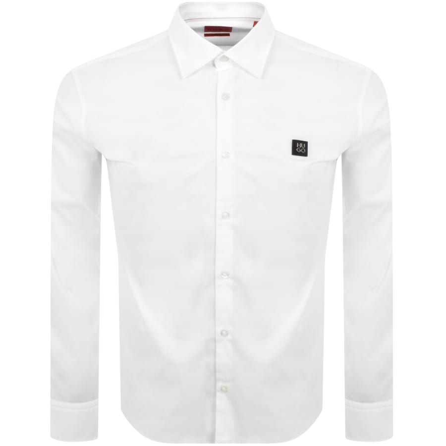 Hugo boss white formal shirt 2025